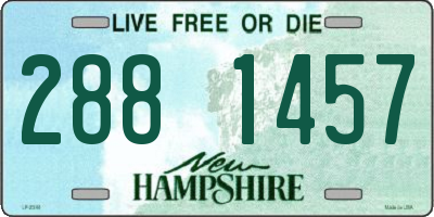 NH license plate 2881457