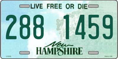 NH license plate 2881459