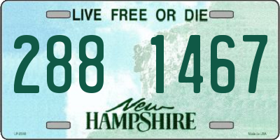 NH license plate 2881467