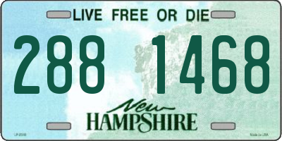 NH license plate 2881468