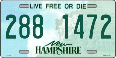 NH license plate 2881472