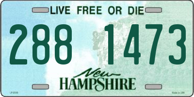 NH license plate 2881473