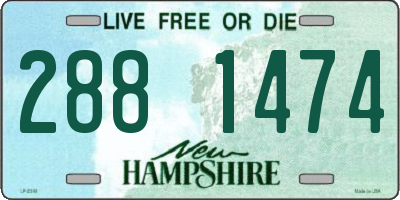 NH license plate 2881474