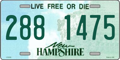 NH license plate 2881475