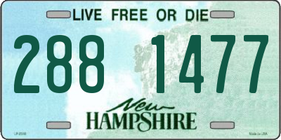 NH license plate 2881477