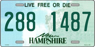 NH license plate 2881487