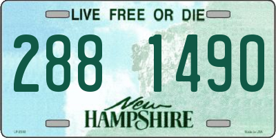 NH license plate 2881490