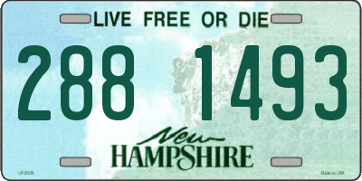 NH license plate 2881493