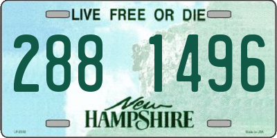 NH license plate 2881496