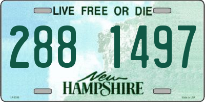 NH license plate 2881497