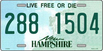 NH license plate 2881504