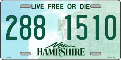 NH license plate 2881510