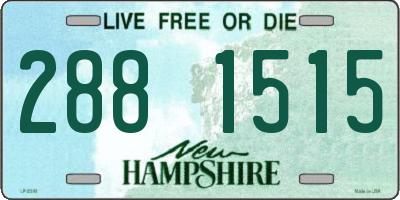 NH license plate 2881515
