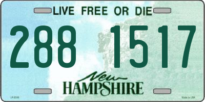 NH license plate 2881517