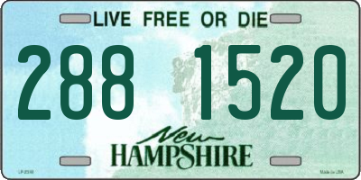 NH license plate 2881520