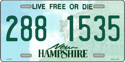 NH license plate 2881535