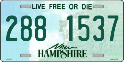 NH license plate 2881537