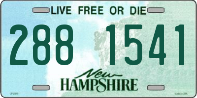 NH license plate 2881541