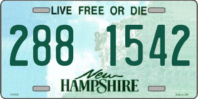 NH license plate 2881542