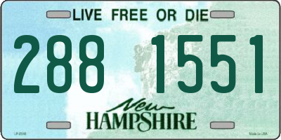 NH license plate 2881551