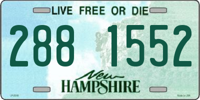NH license plate 2881552