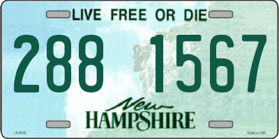 NH license plate 2881567
