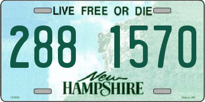 NH license plate 2881570