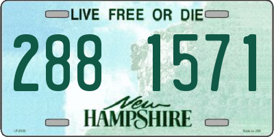 NH license plate 2881571