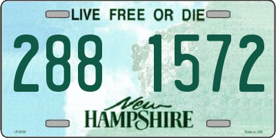 NH license plate 2881572