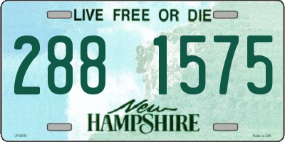 NH license plate 2881575