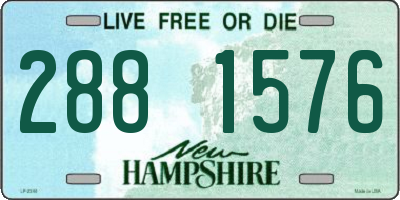 NH license plate 2881576