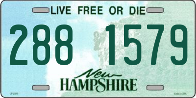 NH license plate 2881579