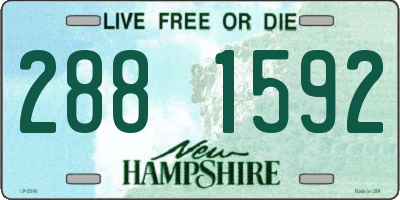 NH license plate 2881592