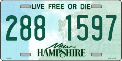 NH license plate 2881597