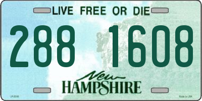 NH license plate 2881608