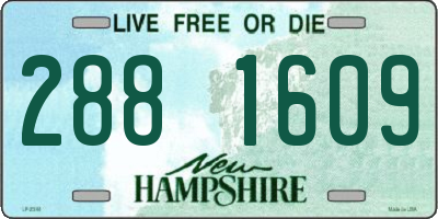 NH license plate 2881609