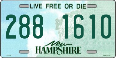 NH license plate 2881610