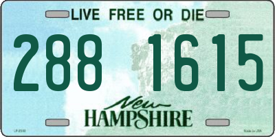 NH license plate 2881615