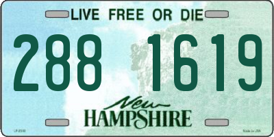 NH license plate 2881619