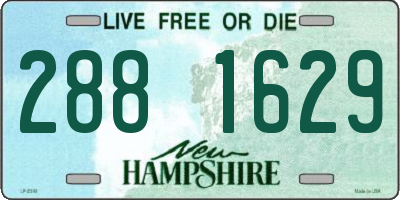 NH license plate 2881629