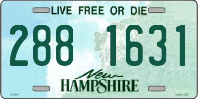 NH license plate 2881631