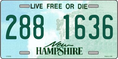NH license plate 2881636