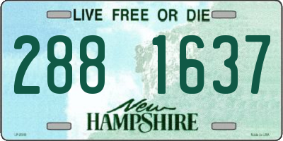 NH license plate 2881637