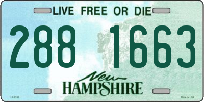 NH license plate 2881663