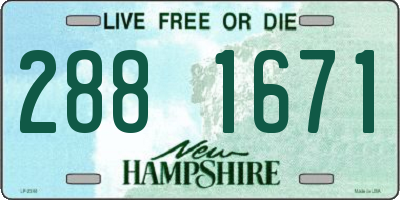 NH license plate 2881671