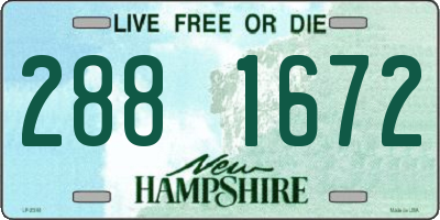 NH license plate 2881672