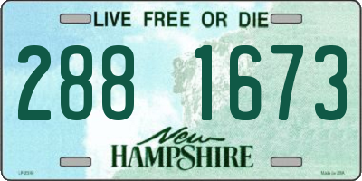 NH license plate 2881673