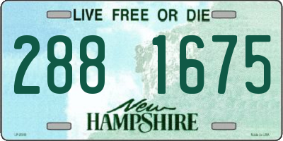 NH license plate 2881675