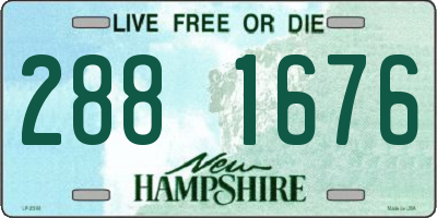 NH license plate 2881676