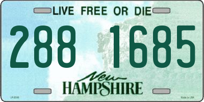 NH license plate 2881685